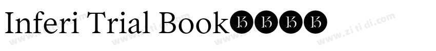 Inferi Trial Book字体转换